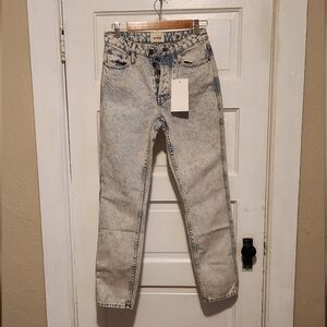 Sezane Light Blue Straight Leg Jeans